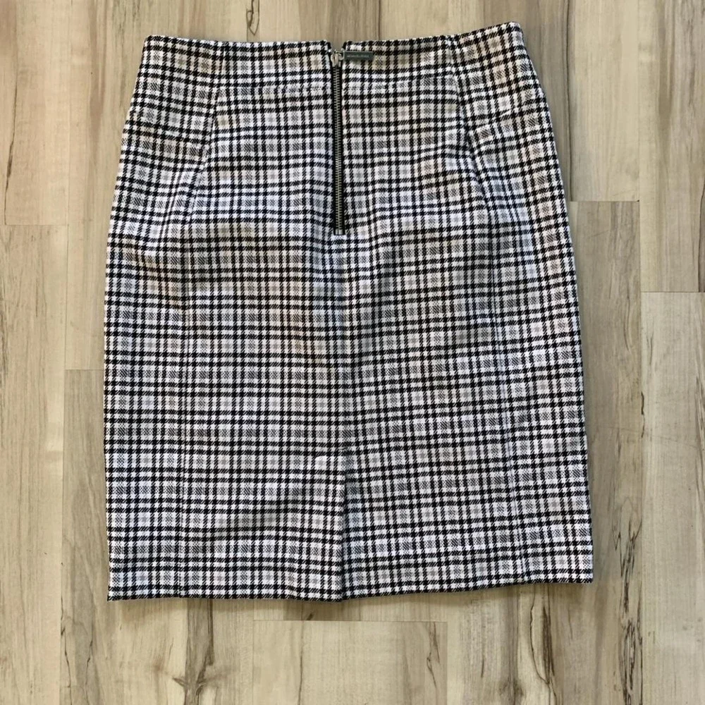 Michael‎ Kors plaid mini pencil skirt Size small